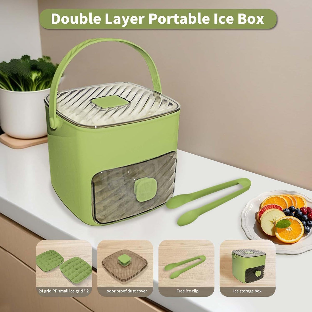 🔥 Summer Sale 50% OFF — Stop Twisting Smelly Ice Trays & Press Once For 48 Fresh Cubes Stored Clean, Sealed & Ready For Every Iced Coffee, Whiskey, Tumbler & Party